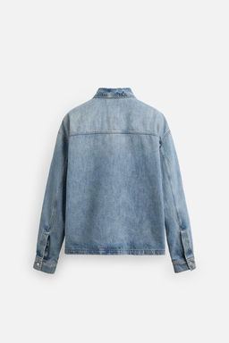 LIMITED EDITION DENIM OVERSHIRT - Zara фото 7