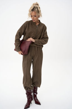 Бомбер Майли (оливковый) - Эльза фото 17