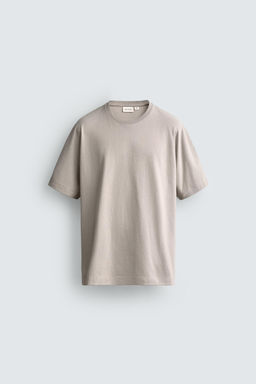 CAMISETA BOXY FIT HEAVYWEIGHT / Piedra - Zara фото 7