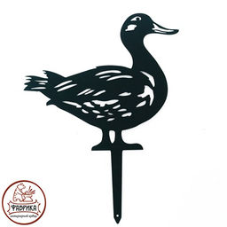 Садовая металлическая фигура Утка 801-136 - Фабрика интерьерной ковки фото 3