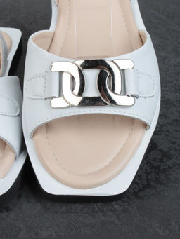 08-PED128-1 WHITE Босоножки женские (натуральная кожа) - No name фото 11