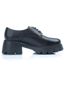 03-5937 BLACK Полуботинки женские (натуральная кожа)