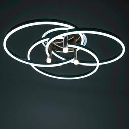 Светильник «Финди» 3xLED 160 Вт черный 80×80×16 см BayerLux