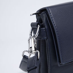 Сумка-мессенджер на молнии, цвет синий - Simaland фото 5