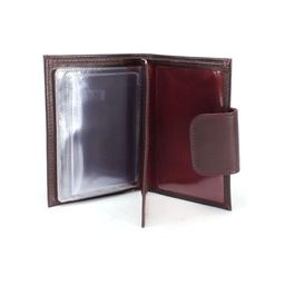 Обложка для авто+паспорт-Croco-ВП-1033 (с хляст, 5 внут карм, двойн стенка) натуральная кожа бордо галант (236) 243972  фото 3