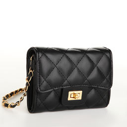 Сумка женская, мессенджер на магните, цвет чёрный - Simaland фото 3