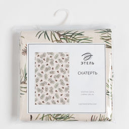 Скатерть новогодняя «Этель» Christmas tree 147×180+/- 3 см, 100% хлопок, саржа 190 г/м²