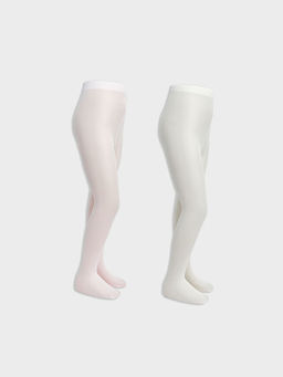 K?z ?ocuk ?nce K?lotlu ?orap 2li