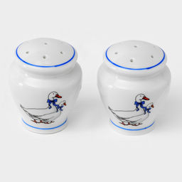 Сервиз столовый Добрушский завод «Гуси», 48 предметов, фарфор, белый