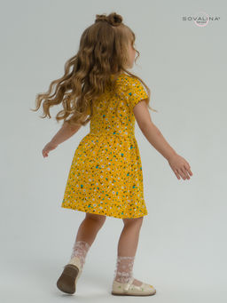Платье Лето цветы на горчице - Sovalina фото 20