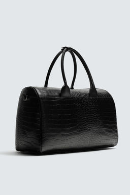 EMBOSSED MOCK CROC TRAVEL BAG - Zara фото 2