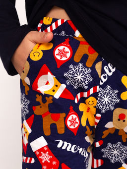 Пижама детская кулирка с брюками "ПРЯНЯ"