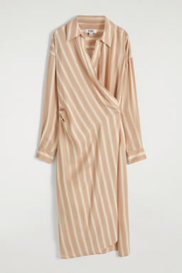 VESTIDO CAMISERO MIDI CRUZADO