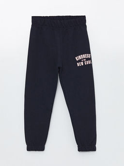 Beli Lastikli Bask?l? K?z ?ocuk Jogger E?ofman Alt?