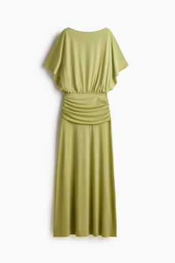 Maxivestido drapeado