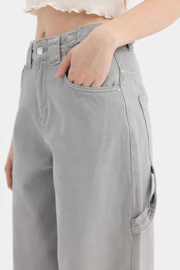 Брюки из габардина Cool Carpenter Fit - Defacto фото 4
