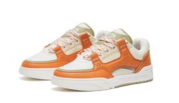 Кеды Бежевый/Оранжевый