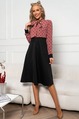 Платье Open Style 6596 брусничный