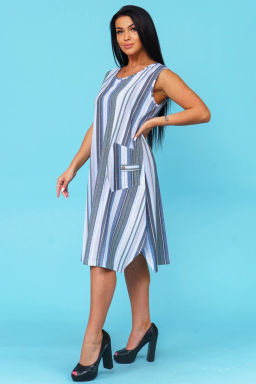 Платье женское, цвет голубой