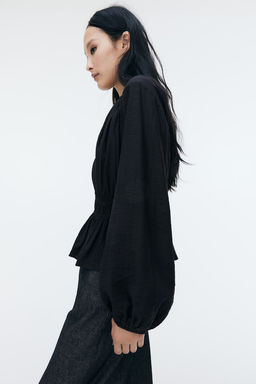 Blusa con detalle fruncido - H&m фото 4