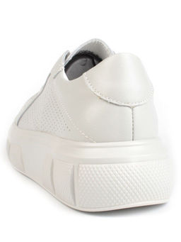 05-PDE35-3 GRAY Кроссовки женские (натуральная кожа)