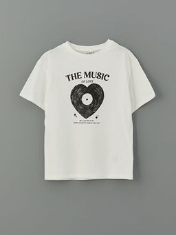 Bisiklet Yaka K?z ?ocuk Ti??rt