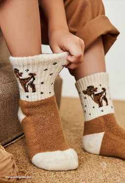 Носки детские из монгольской шерсти (арт. 02154)