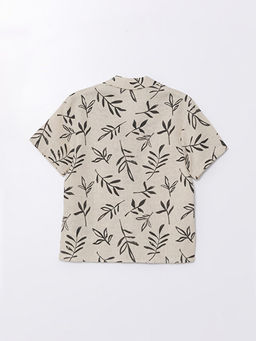 Resort Yaka K?sa Kollu Bask?l? Erkek Bebek G?mlek - Waikiki фото 3