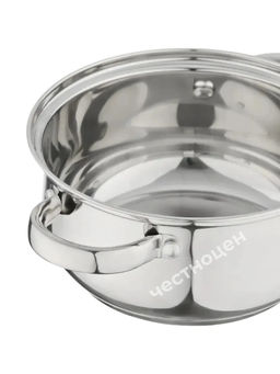 Набор кастрюль 6пр "Гретта" (1,6л+2,2л+3,2л) KT04-А