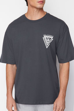 TRENDYOL MAN Oversize/Genis Kesim K?sa Kollu Sehir Bask?l? %100 Pamuklu T-Shirt TMNSS20TS1102 - Trendyolmilla фото 43