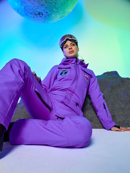 Женский сноубордический горнолыжный комбинезон Alpha Endless Aeternitas 223/2305 PRP - Пурпурное Сердце  фото 35