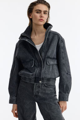Oversized denim jacket - H&m фото 2