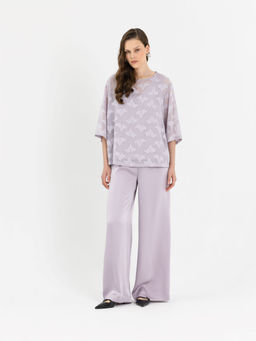 Комплект из топа и блузки Новый год