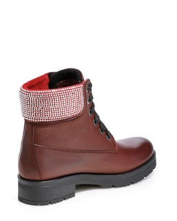 ELENA. Ботинки, бордовый, 38