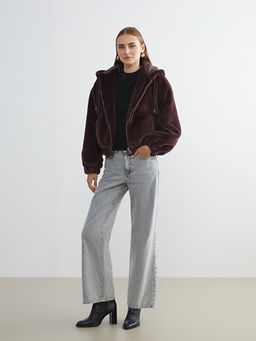 Kap??onlu Kad?n K?rk Ceket