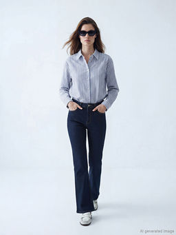 Flare Kad?n Jean Pantolon