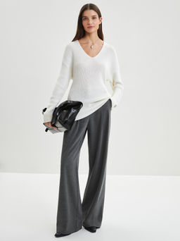 Джемпер с вырезом / Zarina  фото 2