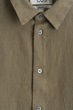 CAMISA DE LINO RELAXED FIT - H&m фото 6