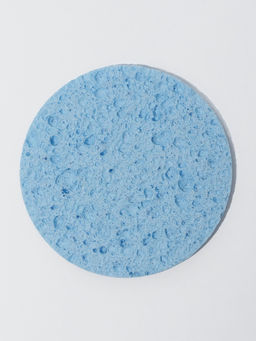 Цена за 5 шт. Спонж для умывания, d=8 см, синий