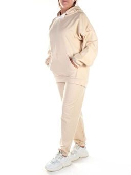 Y314-2 BEIGE Спортивный костюм женский (100% хлопок) - Fashion фото 4