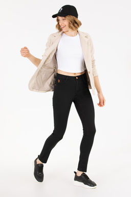 ЧЕРНЫЕ БРЮКИ ИЗ ДЕНИМА