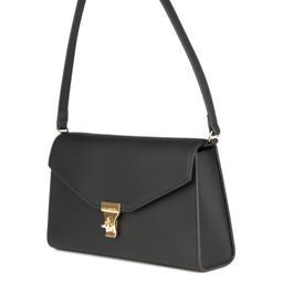 3486 black, Женская кожаная сумка, Barcelo Biagi