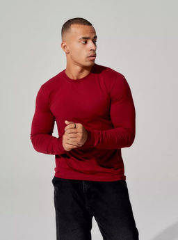 KM1784 Лонгслив БОРДОВЫЙ KM1784 Лонгслив БОРДОВЫЙ