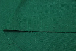 Мерный лоскут - Конопля с хлопком-диагональ цв.Зеленый изумрудный, СОРТ2, ш.1.39м, конопля-80%, хл. - Купава фото 3
