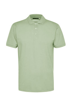 Mint Slim/Dar Kesim Yakas? Cizgili Basic %100 Pamuklu Polo Yaka T-shirt TMNSS20PO0009