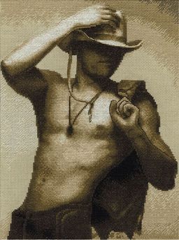 Набор для вышивания PANNA ER-1797 Ковбой 24.5 х 34.5 см