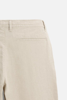 LINEN BLEND TROUSERS - Zara фото 9