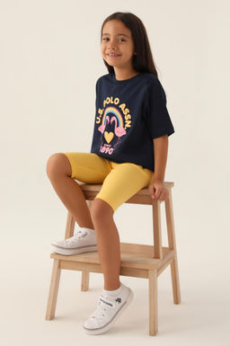 Темно-синий пижамный комплект для девочки - U.s. polo assn фото 8