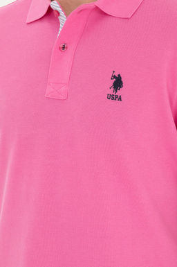 Мужская розовая базовая футболка - U.s. polo assn фото 7