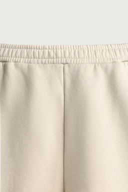 BERMUDA JOGGER LAVADA TEXTO ESTAMPADO / Crudo - Zara фото 9